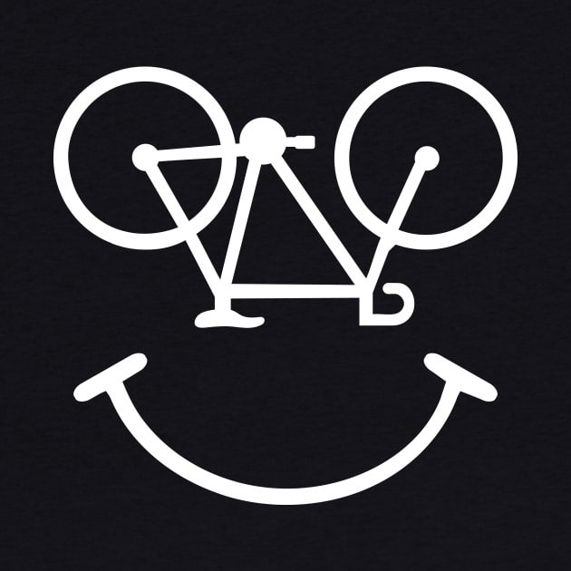 Bike Smiling face by Designzz